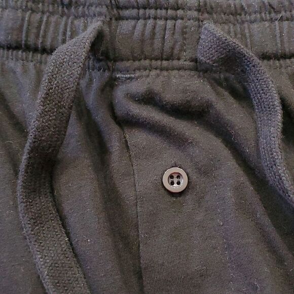Sweats, lounge pants, black size medium. DUNDER MIFFLIN INC. Nice - Picture 3 of 5